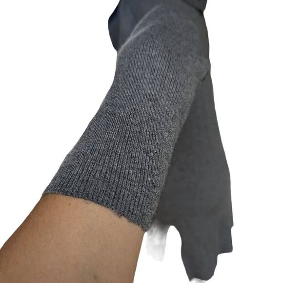 Caslon Gray 3 in 1 Convertible Cowl Neck Sweater Side Split Tunic Size L Women - Picture 7 of 11